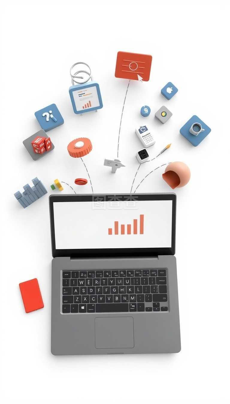 探索软件开发 3D插图视角下的编程世界